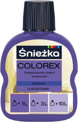 Барвник Sniezka Colorex, 100мл, 053 - фіолетовий 000005775 фото