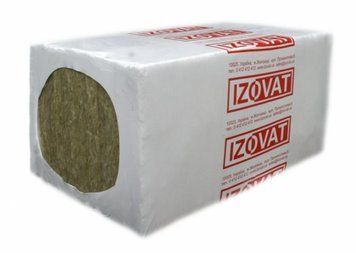 Вата фасадна IZOVAT 80, (1000х600х100) 2,4 м/кв 000012680 фото