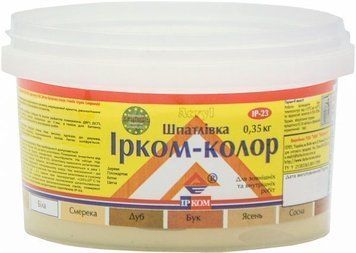 Шпаклівка "Ірк.-Кол."ІР-23 махагон 0,35 кг 000007058 фото