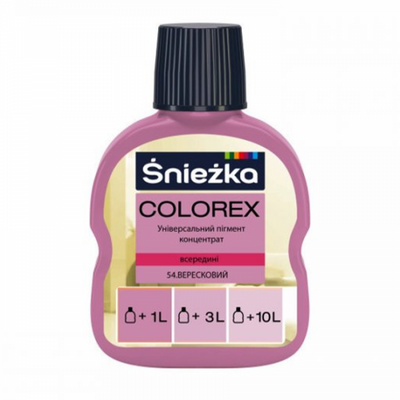 Барвник Sniezka Colorex, 100мл, 054 - вересковий 000005440 фото
