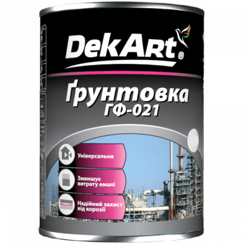 Грунтовка DekArt ГФ-021 2,8 кг, червоно-коричнева 000016299 фото