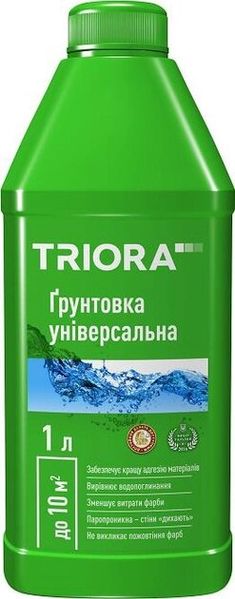 Грунтовка універсальна акрилова TRIORA 1л 000020048 фото