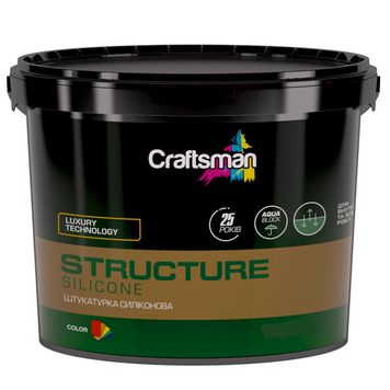 Штукатурка Craftsman БАРАНЕЦЬ силіконова, 1.5мм, 25кг 000013174 фото