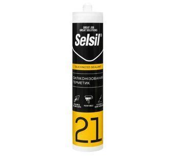 Герметик акриловий силіконізований SELSIL 21 500г  000018844 фото