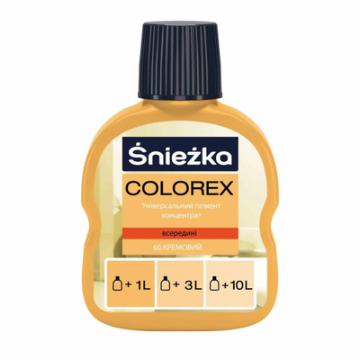 Барвник Sniezka Colorex, 100мл, 060 - кремовий 000005441 фото