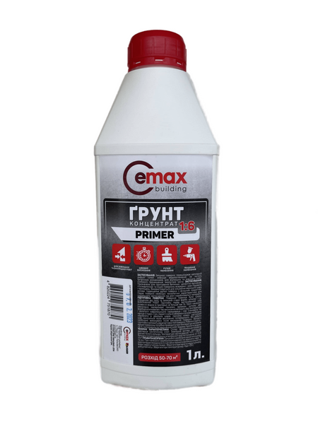 Грунт-концентрат 1:6 1л CEMAX ( 6шт/уп) 000016733 фото