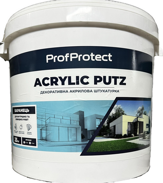 Штукатурка декоративна акрилова DDT Profprotect 1,5 зерно 25кг 000021457 фото