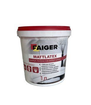 Фарба латексна FAIGER MATTLATEX 1л  000000828 фото