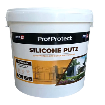Штукатурка декоративна силіконова  DDT Profprotect 1,5 зерно 25кг  000022280 фото