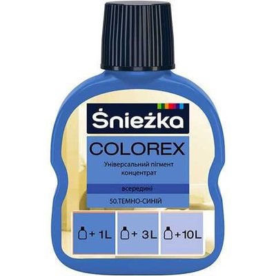 Барвник Sniezka Colorex, 100мл, 050 - темно-синій 000005437 фото