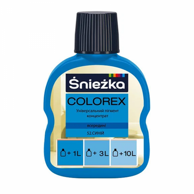Барвник Sniezka Colorex, 100мл, 052 - синій 000005439 фото